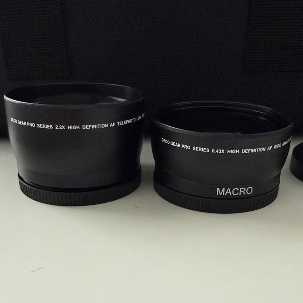Deco Gear Pro Series 2.2X/0.43X High Definition AF Lens 58mm